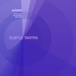 arktet logo - a circle filled with solid purple and the letters of the word arktet arranged artfully with the first three letters above the second three